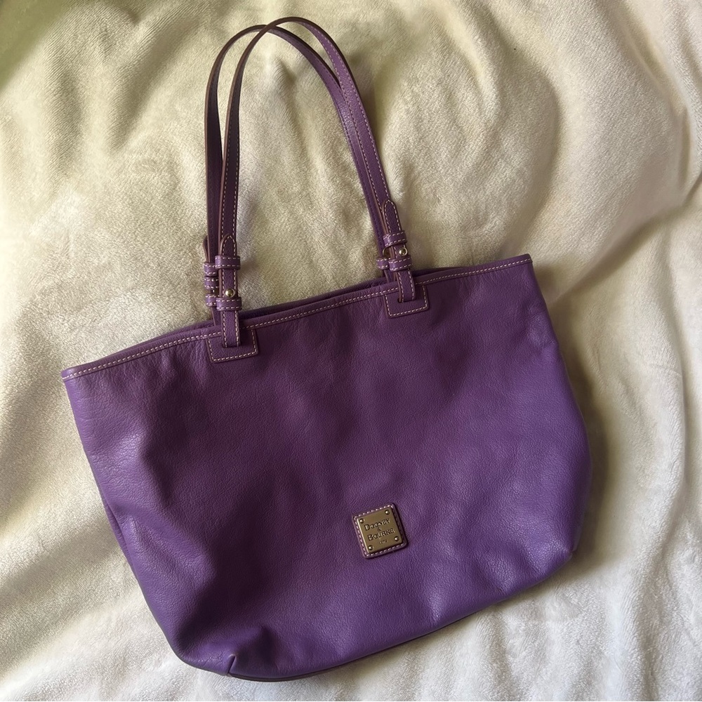 Vintage Dooney & Bourke Leather Tote Bag